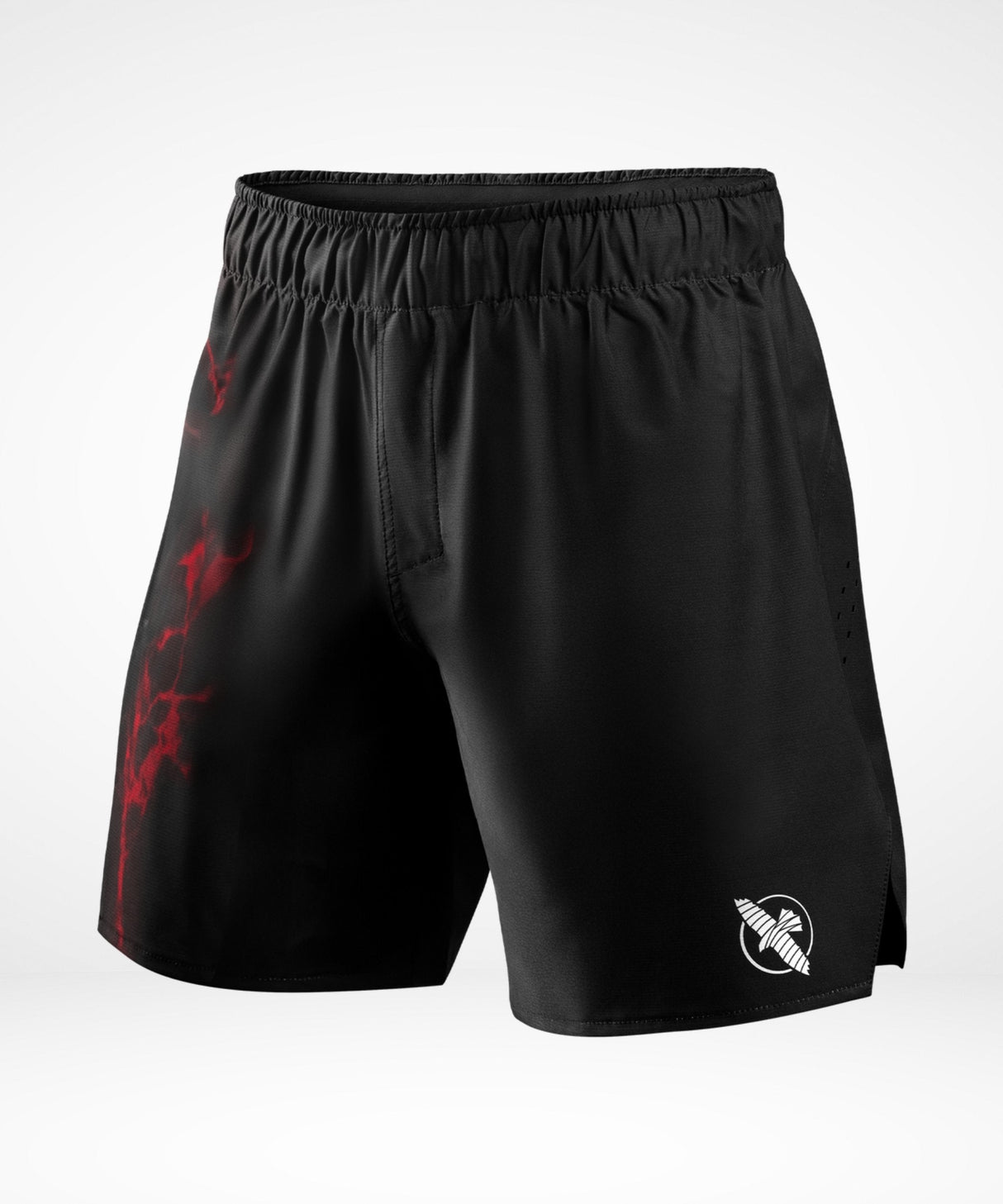 Hayabusa UFC BJJ Grappling Shorts - Zwart/Rood