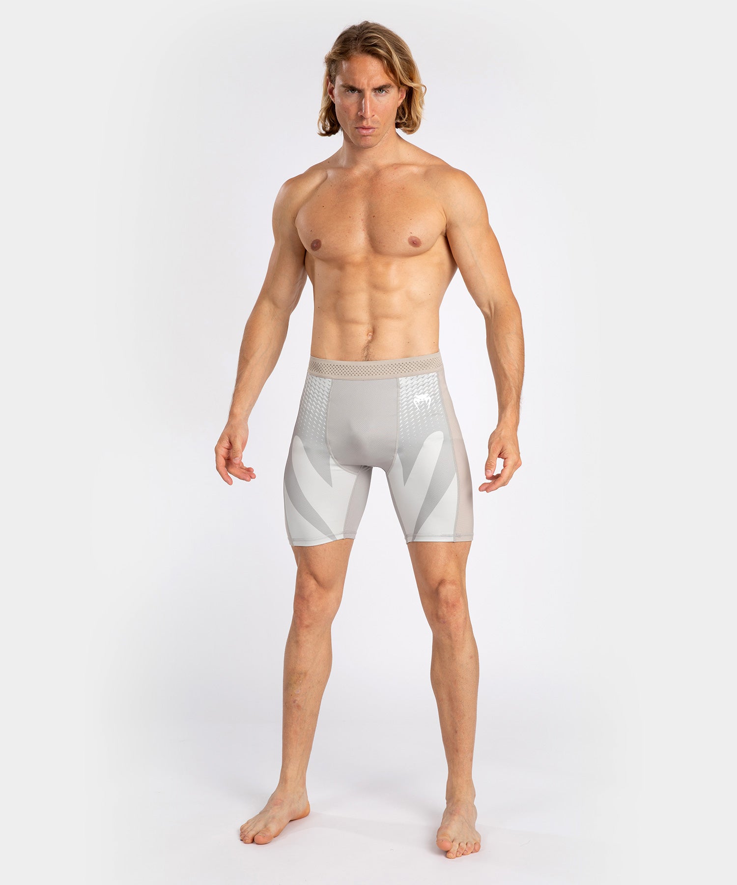 Venum Compression Shorts Attack - Weiss/Grau