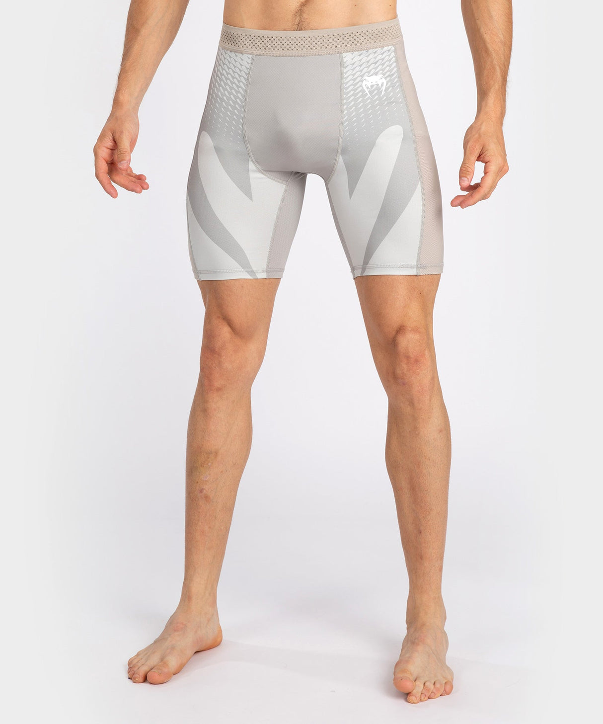 Venum Compression Shorts Attack - Weiss/Grau
