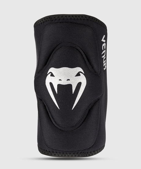 Venum Kontact Gel Knieschoner – Schwarz/Silber