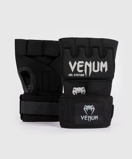 Venum Kontact Innenhandschuhe – Gel Quick Wraps Schwarz/Silber