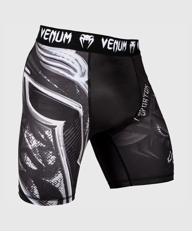 Venum Compression Shorts Gladiator 3.0 - Schwarz/Grau/Weiss