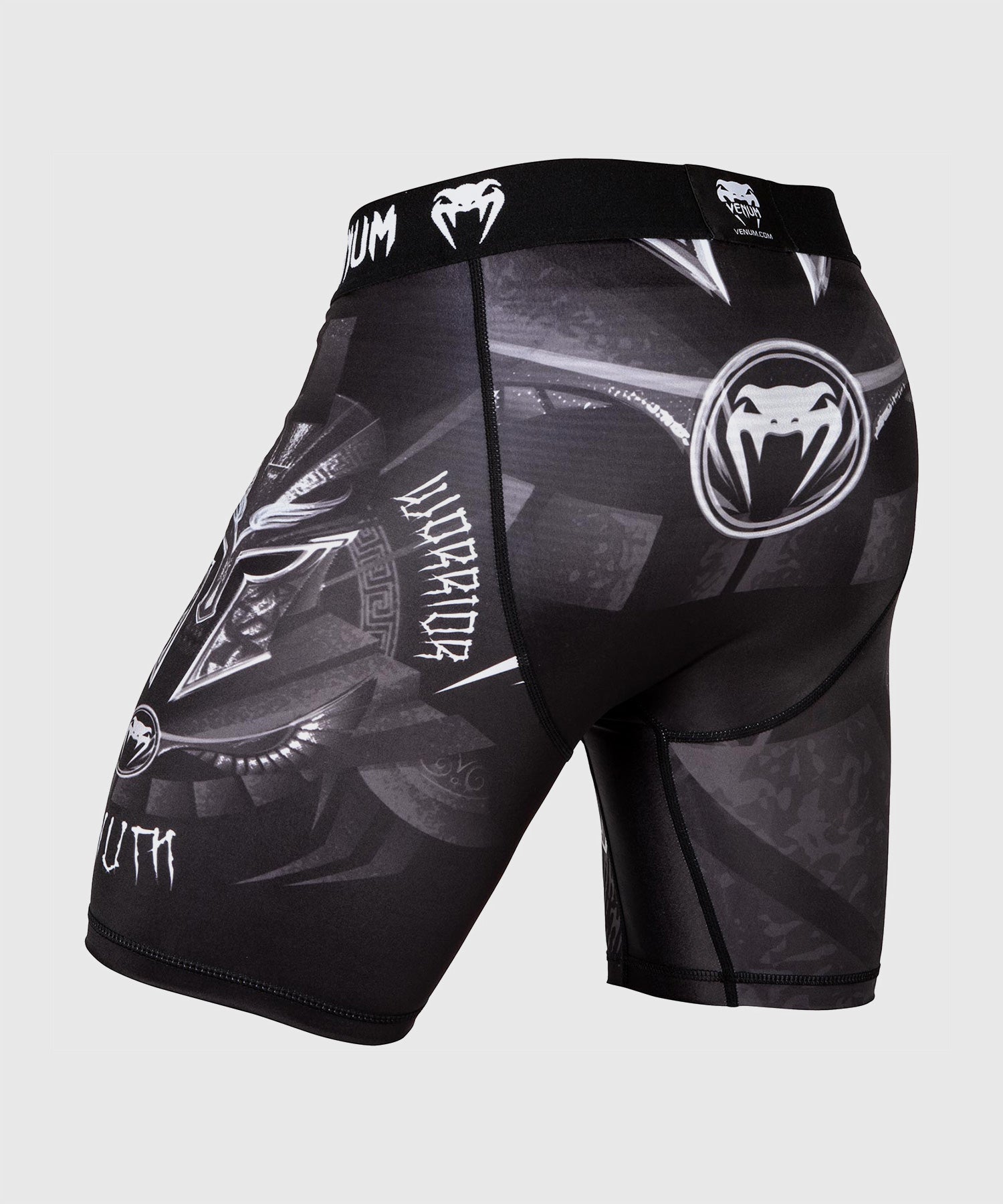 Venum Compression Shorts Gladiator 3.0 - Schwarz/Grau/Weiss