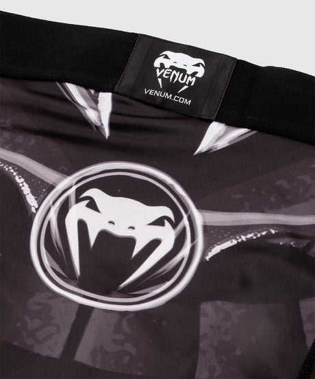 Venum Compression Shorts Gladiator 3.0 - Schwarz/Grau/Weiss