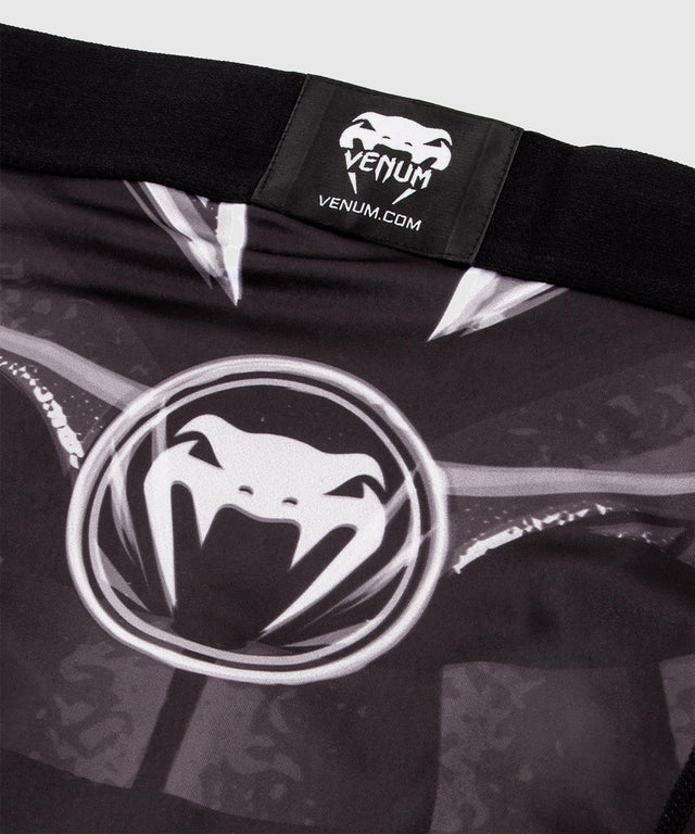 Venum Compression Shorts Gladiator 3.0 - Schwarz/Grau/Weiss