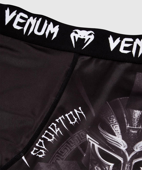 Venum Compression Shorts Gladiator 3.0 - Schwarz/Grau/Weiss