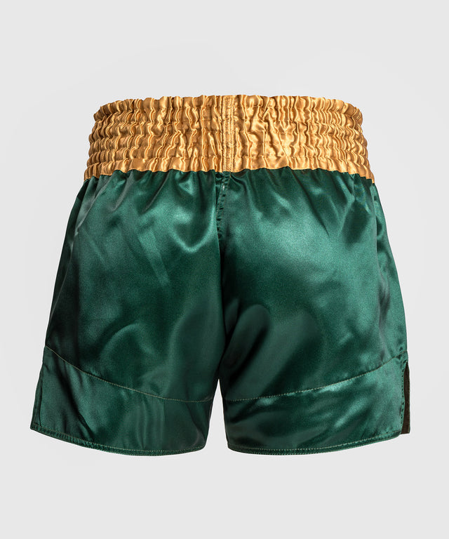 Venum Muay Thai Shorts Classic 2.0 - Grün/Gold/Weiss