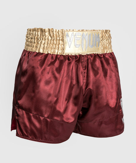 Venum Muay Thai Shorts Classic 2.0 - Rot/Gold/Weiss