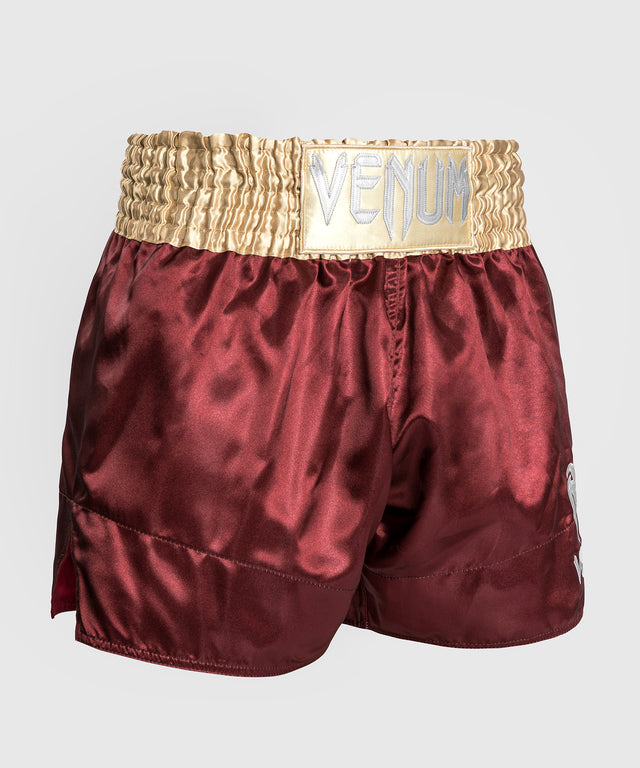 Venum Muay Thai Shorts Classic 2.0 - Rot/Gold/Weiss