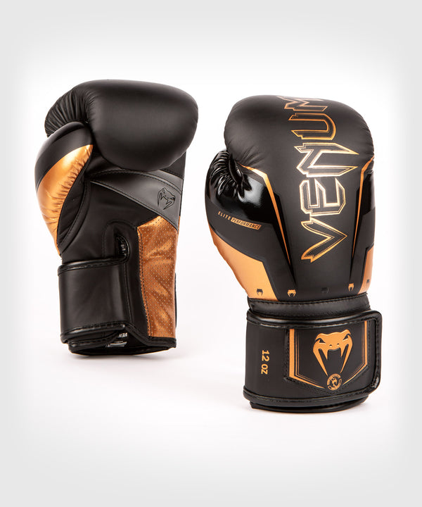 Venum Boxhandschuhe Elite Evo - Schwarz/Bronze