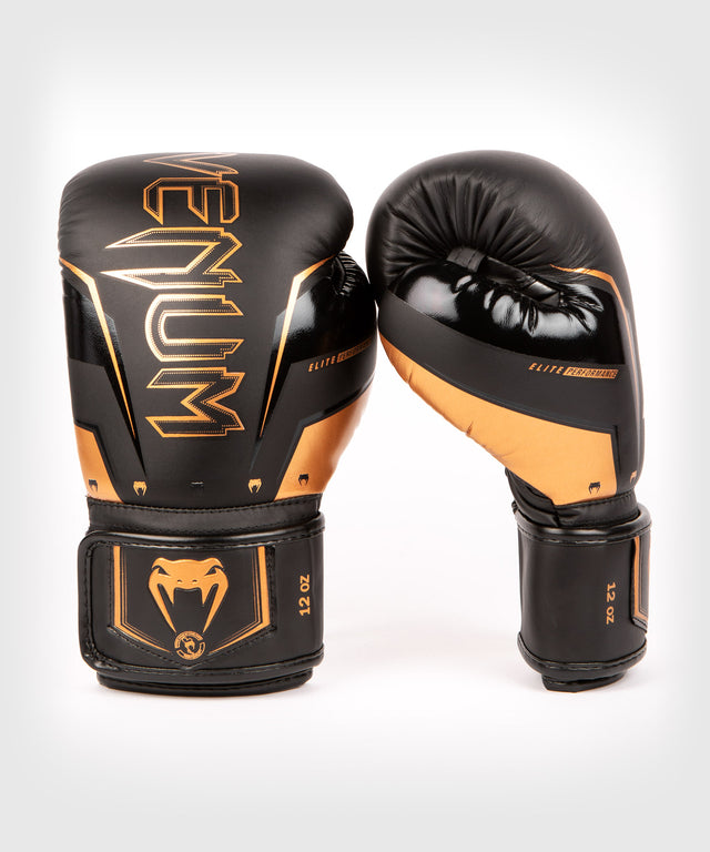 Venum Boxhandschuhe Elite Evo - Schwarz/Bronze