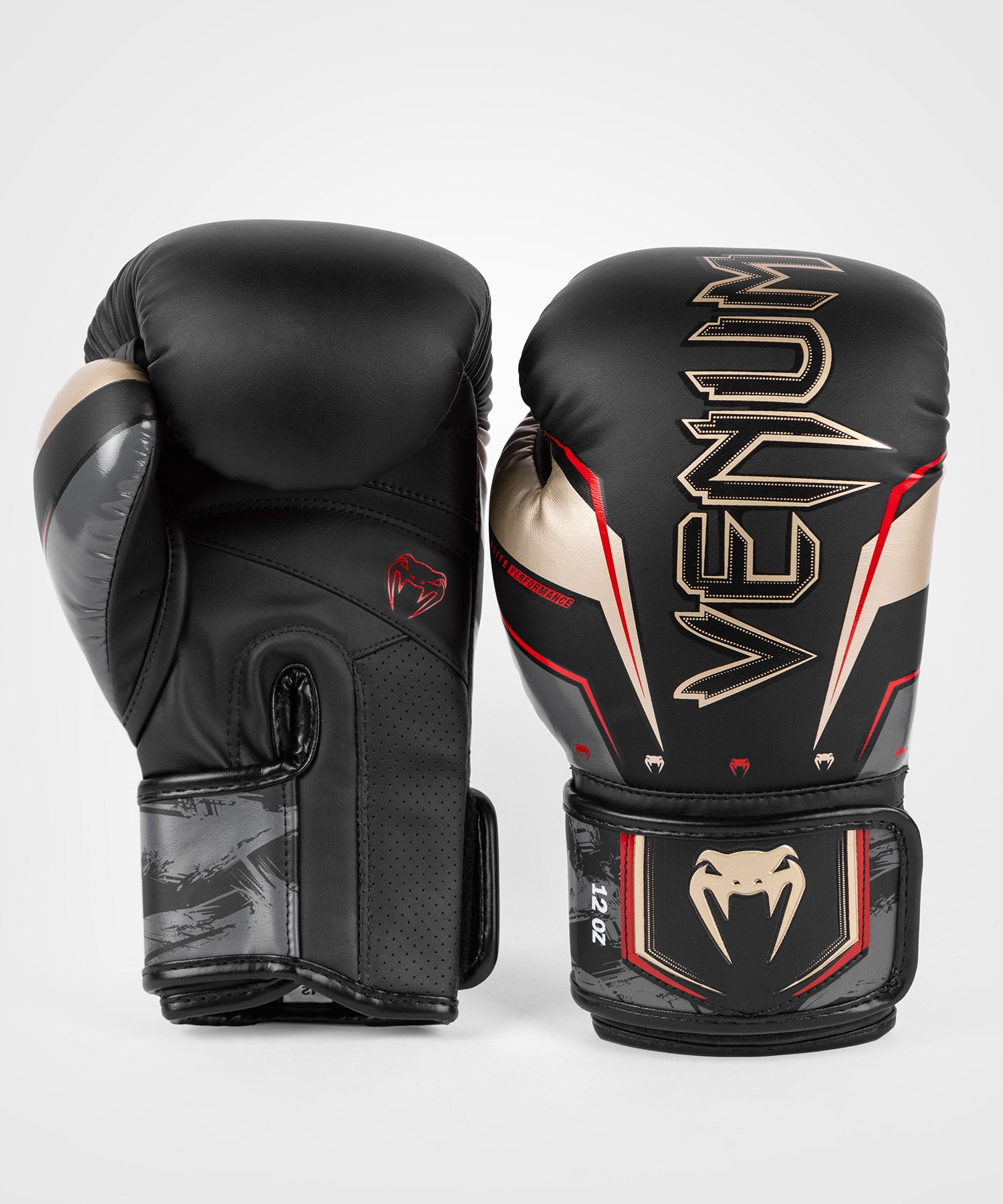 Venum Boxhandschuhe Elite Evo - Schwarz/Gold/Rot