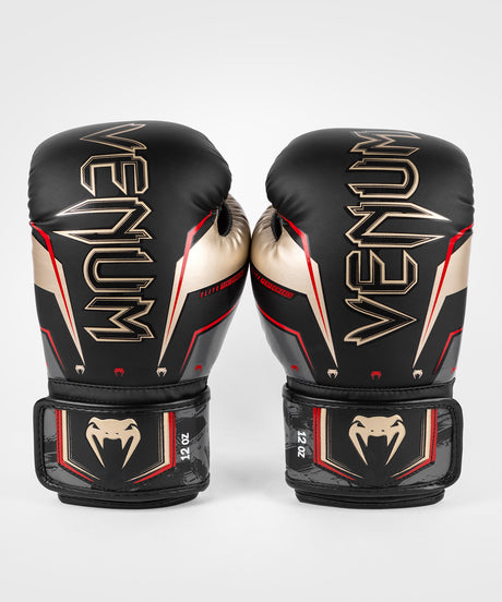 Venum Boxhandschuhe Elite Evo - Schwarz/Gold/Rot