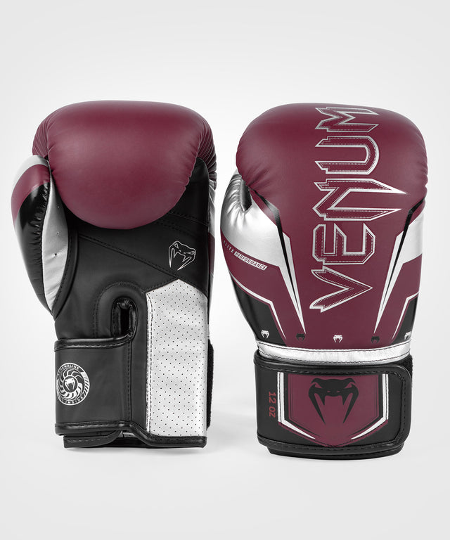 Venum Boxhandschuhe Elite Evo - Rot/Silber