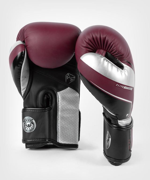 Venum Boxhandschuhe Elite Evo - Rot/Silber