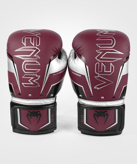 Venum Boxhandschuhe Elite Evo - Rot/Silber