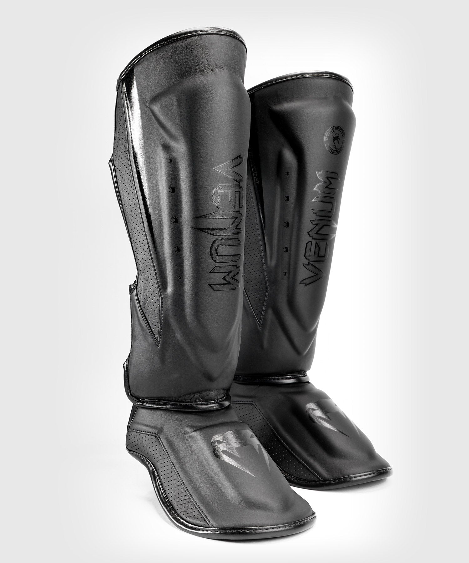 Venum Schienbeinschoner Elite Evo - Schwarz/Schwarz