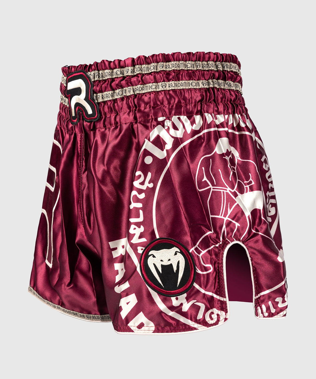 Venum x Rajadamnern Muay-Thai-Shorts – Bordeauxrot