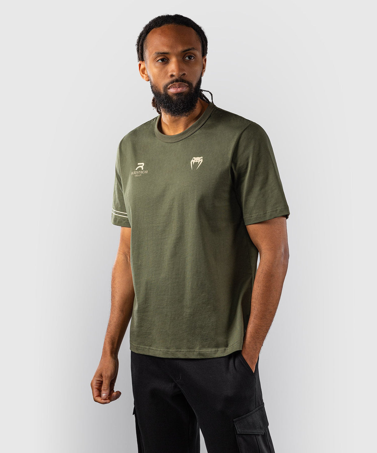 Venum x Rajadamnern T-Shirt – Armeegrün