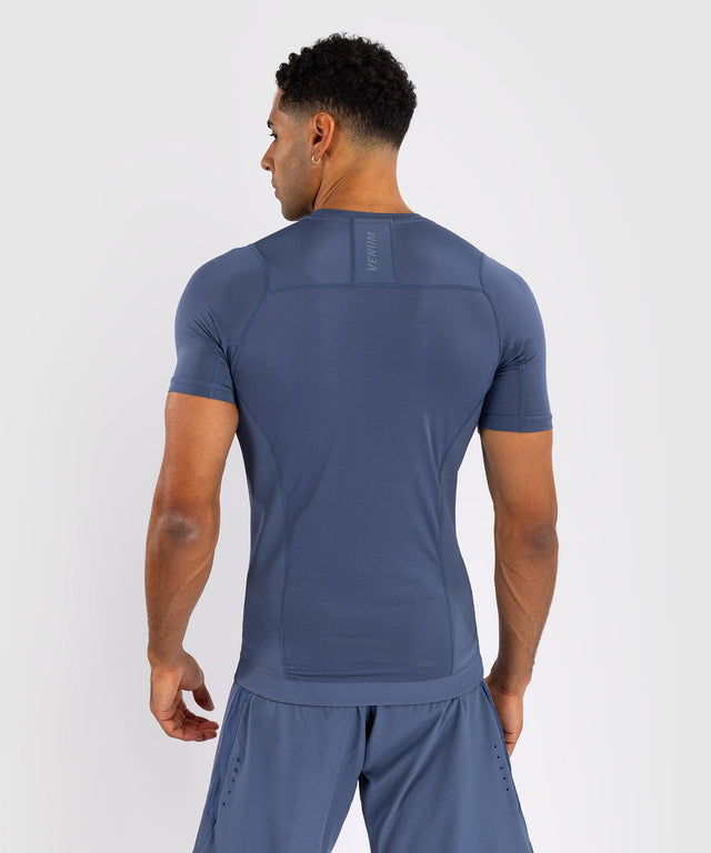 Venum Rashguard Kurzarm G-Fit Air - Foggy Blue