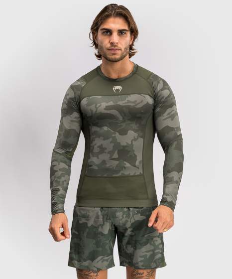 Venum Rashguard Langarm G-Fit Air – Army Camo
