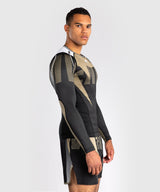 Venum Rashguard Langarm Adrenaline – Schwarz/Sand