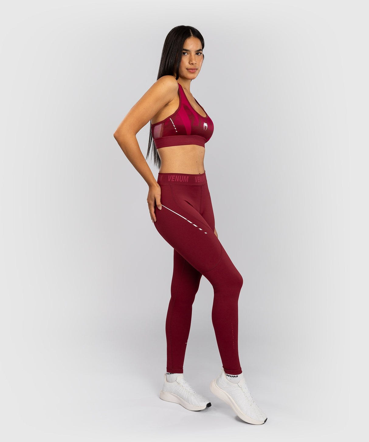Venum Leggings Adrenaline – Bordeauxrot