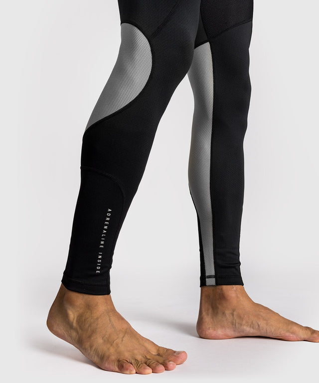 Venum Spats Adrenaline – Schwarz/Silbergrau
