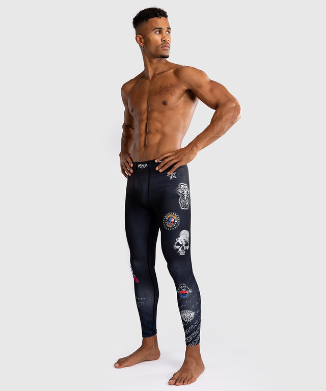 Venum x TEKKEN 8 Spats – Paul Phoenix – Schwarz/Blau