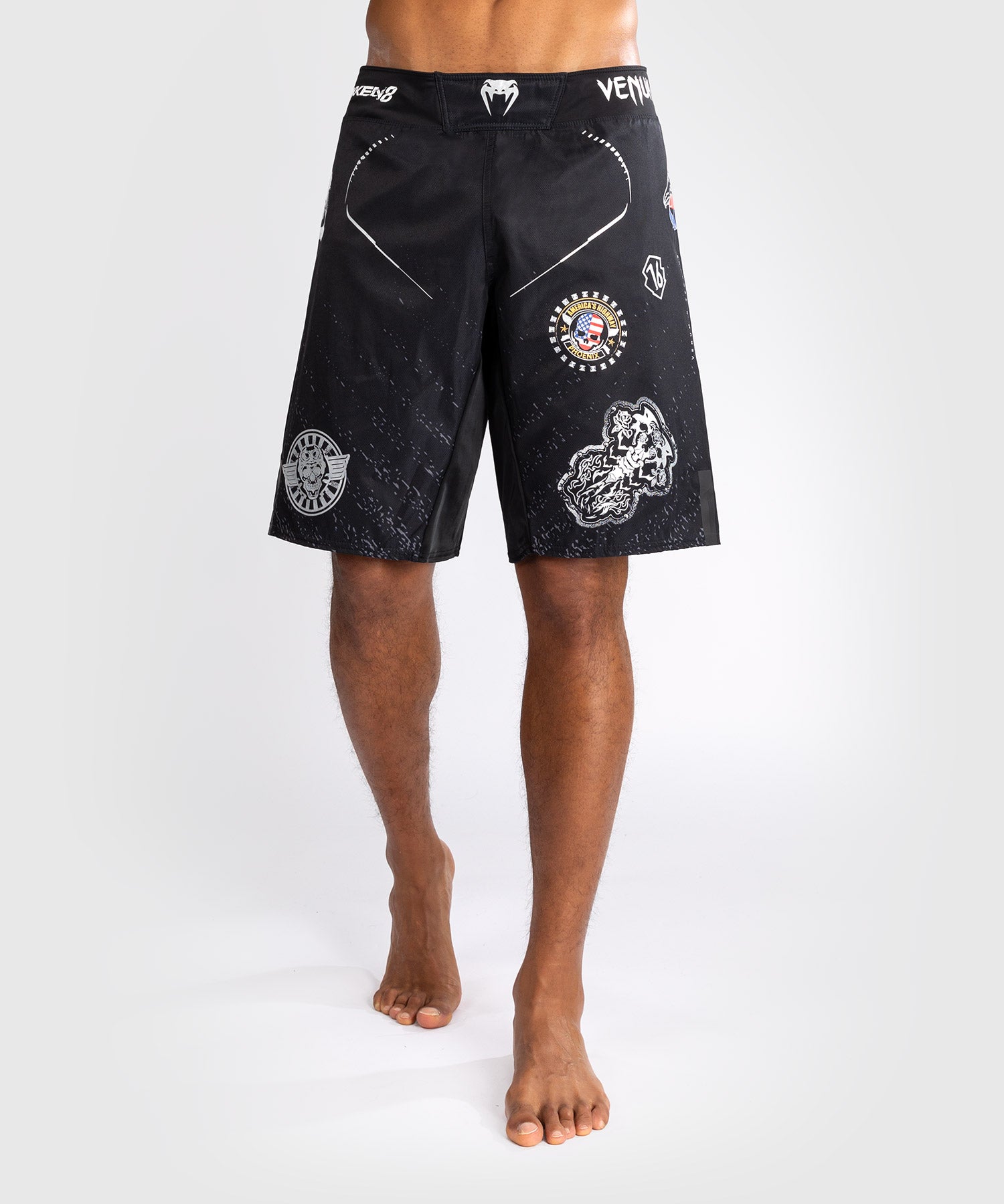 Venum x TEKKEN 8 MMA Shorts - Paul Phoenix - Schwarz