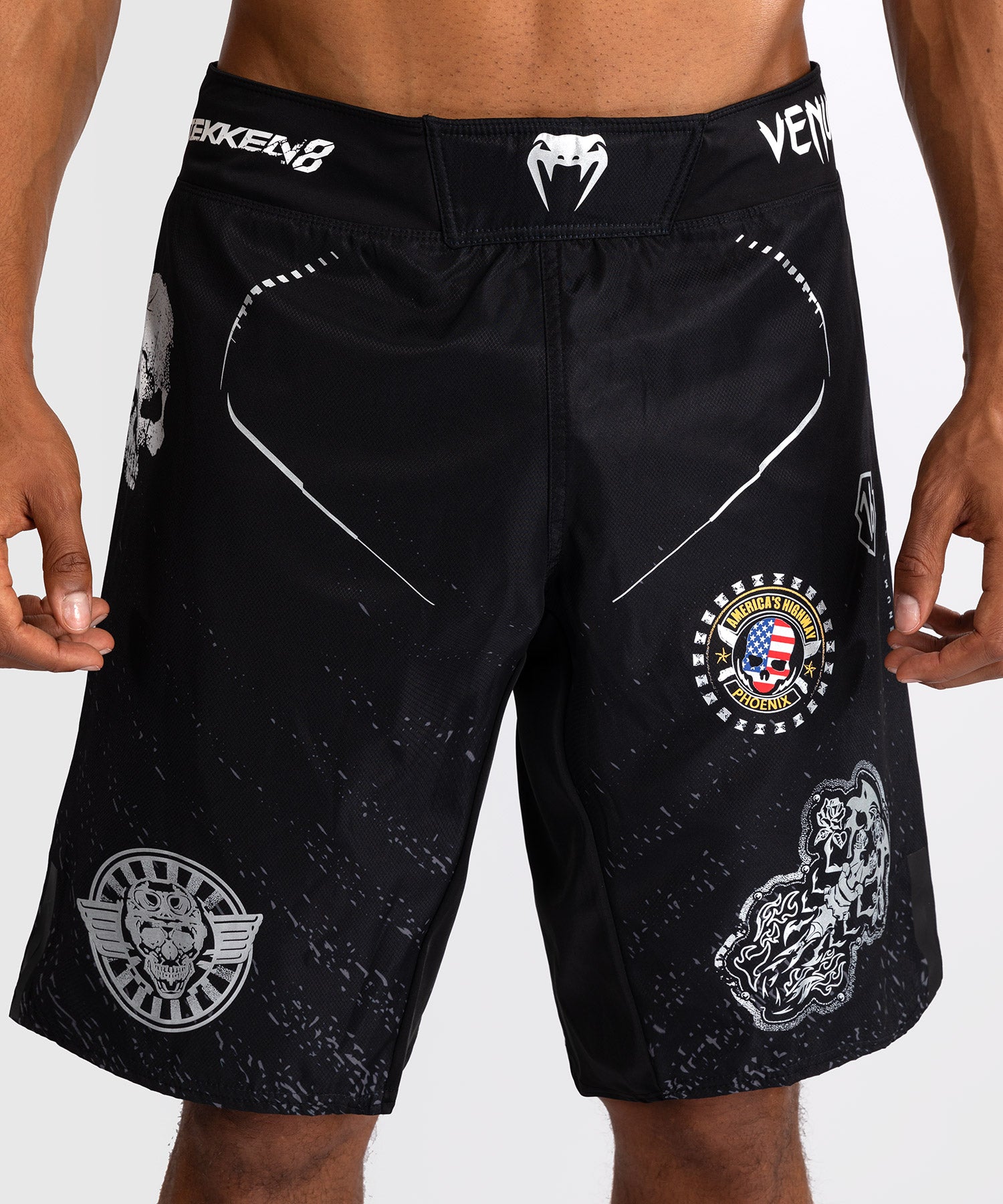 Venum x TEKKEN 8 MMA Shorts - Paul Phoenix - Schwarz