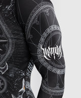 Venum Rashguard Gladiator 5.0 Langarm - Schwarz/Silber