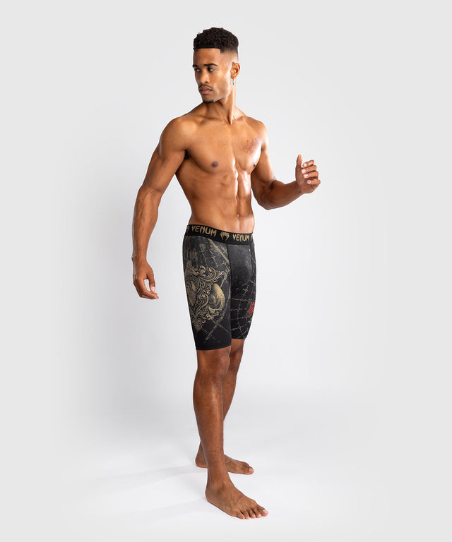 Venum Kompressionsshorts Santa Muerte 5.0 – Schwarz/Gold