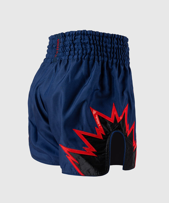 Venum Muay Thai Shorts Inferno - Dunkelblau/Rot/Schwarz