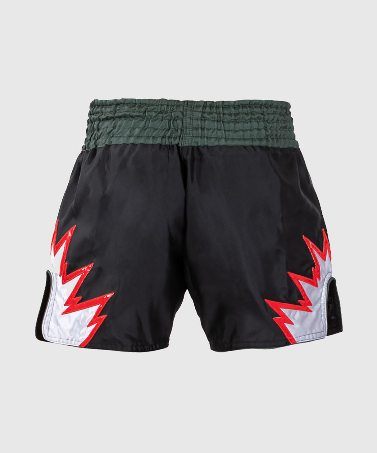 Venum Muay Thai Shorts Inferno – Schwarz/Kaki-Grün