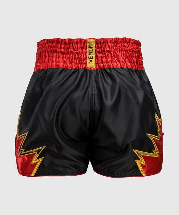 Venum Muay Thai Shorts Inferno – Schwarz/Rot/Gold