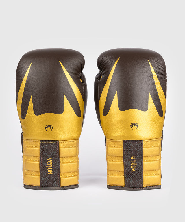 Venum Boxhandschuhe Reverso - Dunkelbraun/Gold