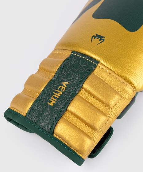 Venum Boxhandschuhe Reverso – Smaragd/Gold