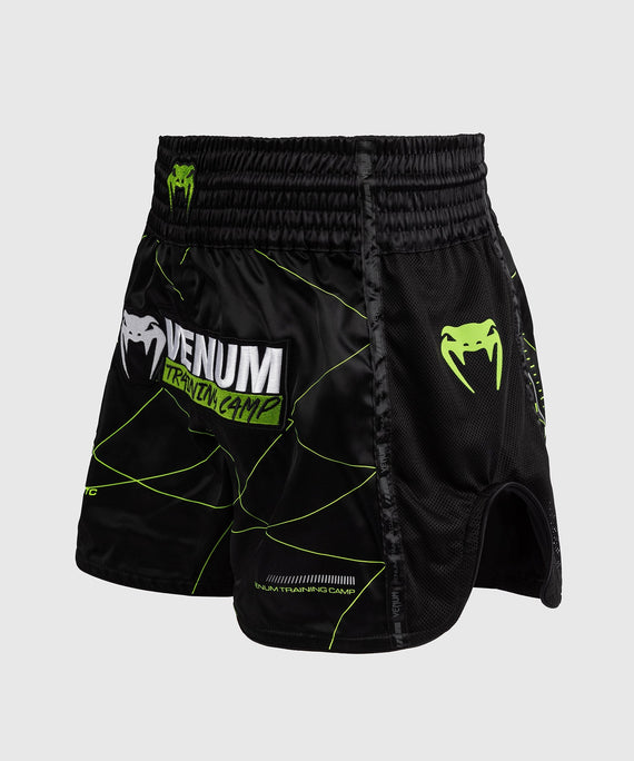 Venum Muay Thai Shorts Training Camp 4.0 – Schwarz/Neongrün