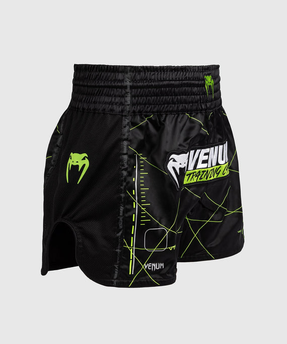 Venum Muay Thai Shorts Training Camp 4.0 – Schwarz/Neongrün
