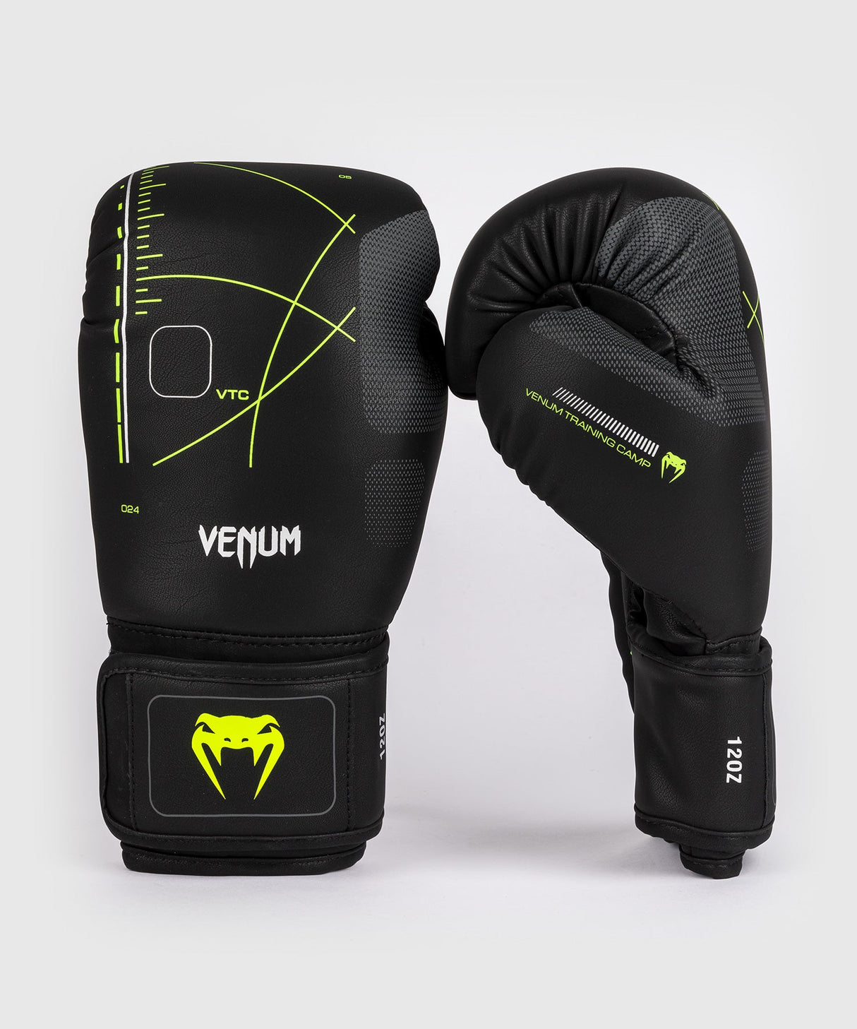Venum Boxhandschuhe Training Camp 4.0 – Schwarz/Neongrün
