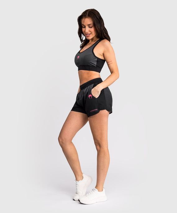 Venum Damen Trainingsshorts Tactical XT – Schwarz/Grau