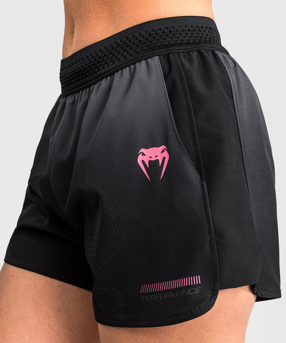 Venum Damen Trainingsshorts Tactical XT – Schwarz/Grau