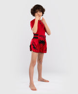 Venum Muay Thai Shorts Inferno Kinder - Rot