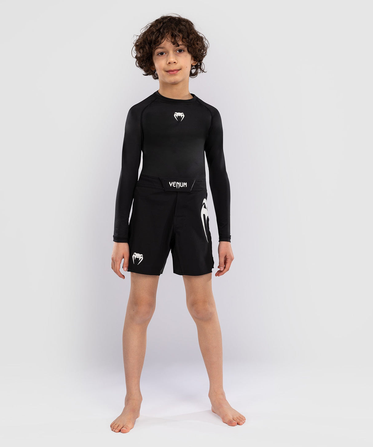 Venum MMA Shorts Light Kinder - Schwarz
