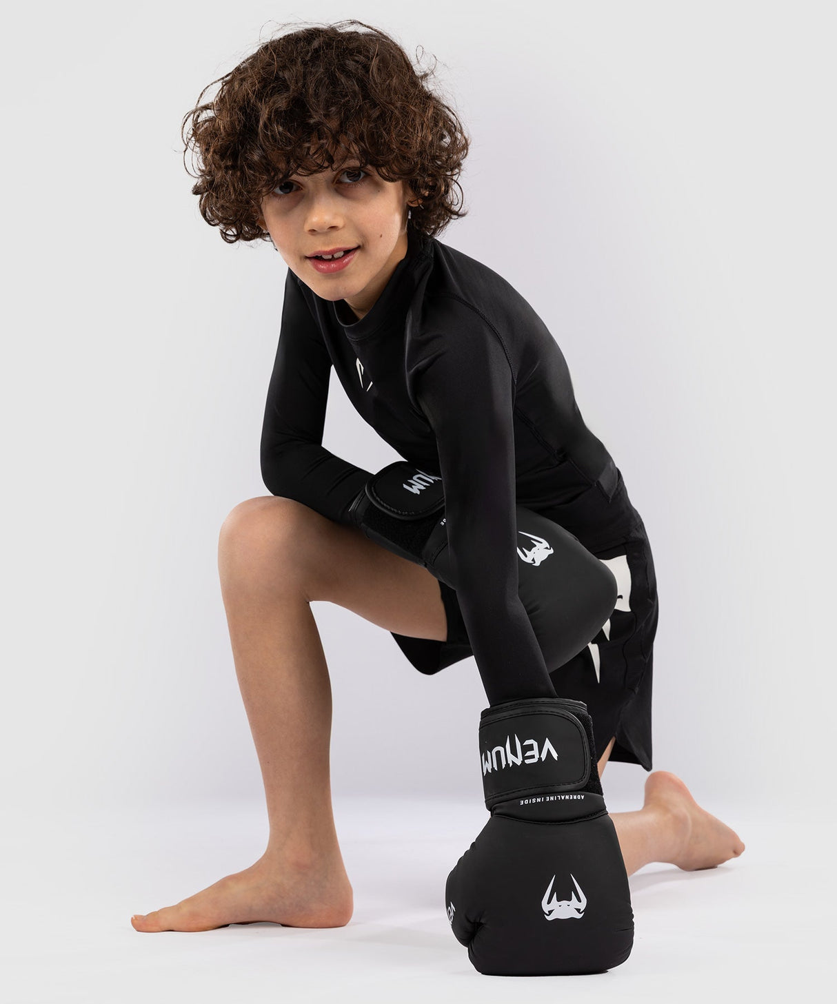Venum MMA Shorts Light Kinder - Schwarz