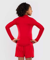 Venum Rashguard Langarm Contender Kinder - Rot