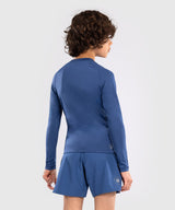 Venum Rashguard Langarm Contender Kinder - Blau
