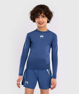 Venum Rashguard Langarm Contender Kinder - Blau