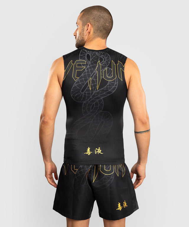 Venum Ärmelloser Rashguard Serpenti - Schwarz
